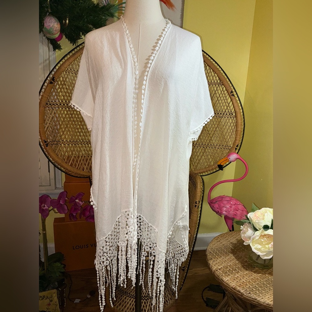 Vintage Lace Kimono One Size - Picture 8 of 14